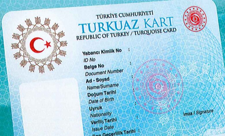 Türkiye'deki yabancı yatırımcılara turkuaz kart
